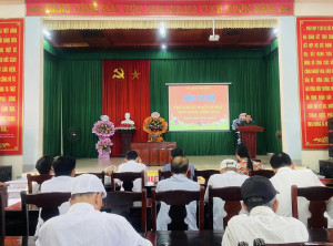 Đảng bộ xã Nghi Thịnh tổ chức Hội nghị "Triển khai kế hoạch sáp nhập đơn vị hành chính cấp xã"